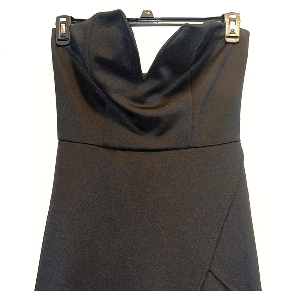 Sleek Black Dress Romper